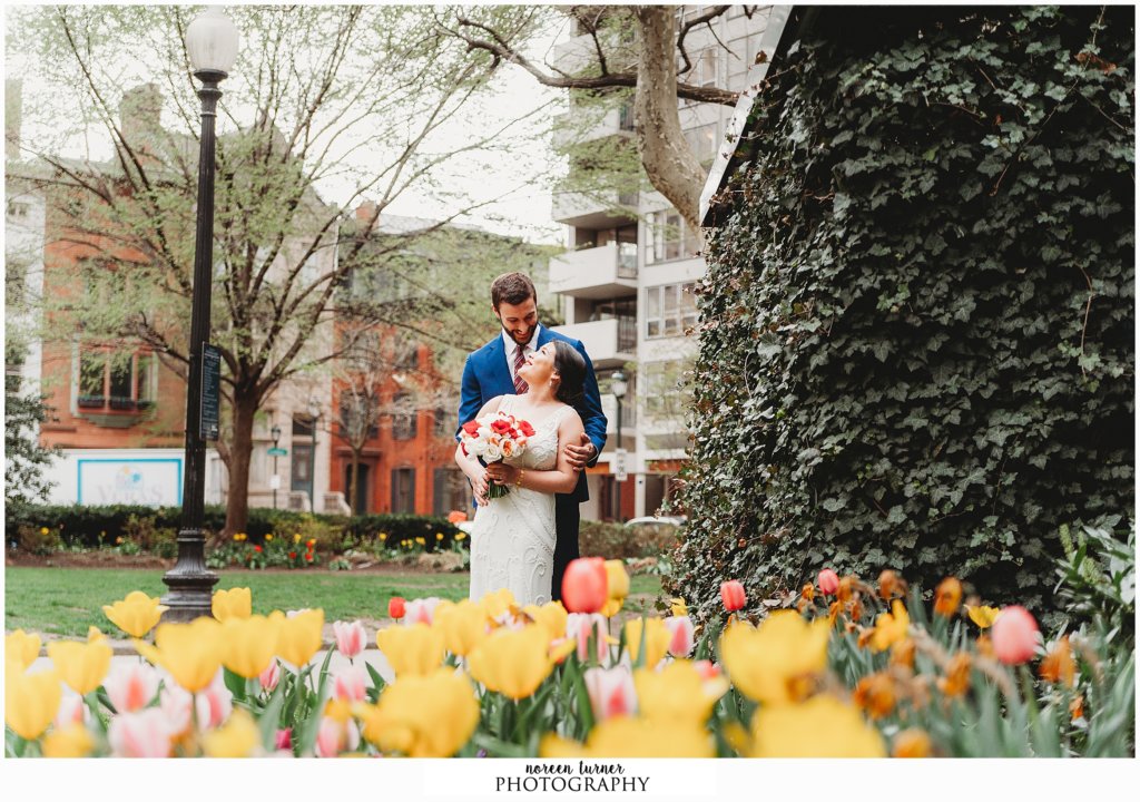 Photos from a spring Hotel Palomar wedding in Philadelphia.