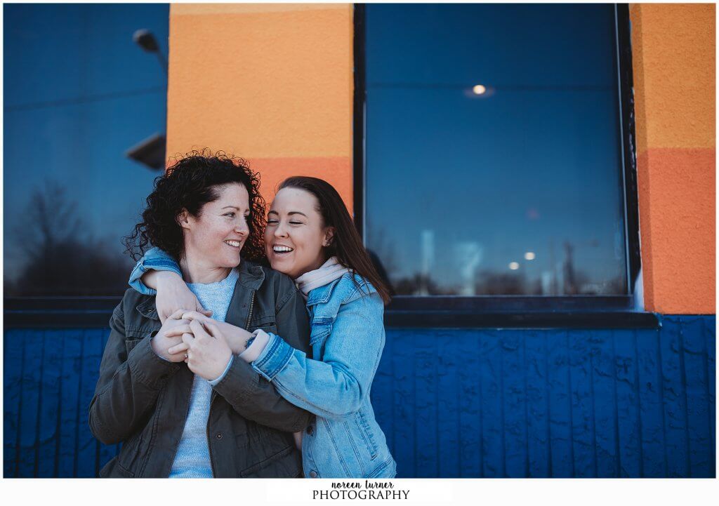 NJ Engagement session - lifestyle photography session at Double Nickel Brewery